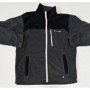 COLUMBIA Core Interchange - Men's Full-Zip Gray Fleece Jacket - Size Large
